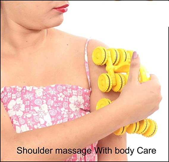 Acupressure Body Care Massager-I Soft with Mag.-Roller-Code 022-बॉडी केयर मसाजर-Self Massager-Easy to Use-Activate Acupressure Points