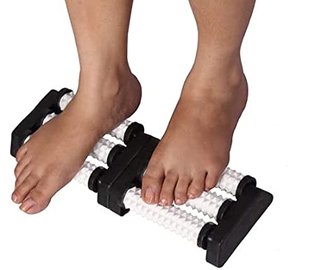 Acupressure Foot Massage Tool Wonder Roller of Three Roll Pyramidal Massager-Code 105-फुट मसाजर-Self Massager-Easy to Use-Activate Acupressure Points