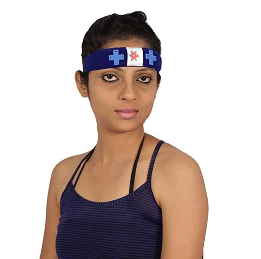 Acupressure Magnetic Head Belt-Velvet-Code 531-मैग्नेटिक हेड बेल्ट-Self Massager-Easy to Use-Activate Acupressure Points
