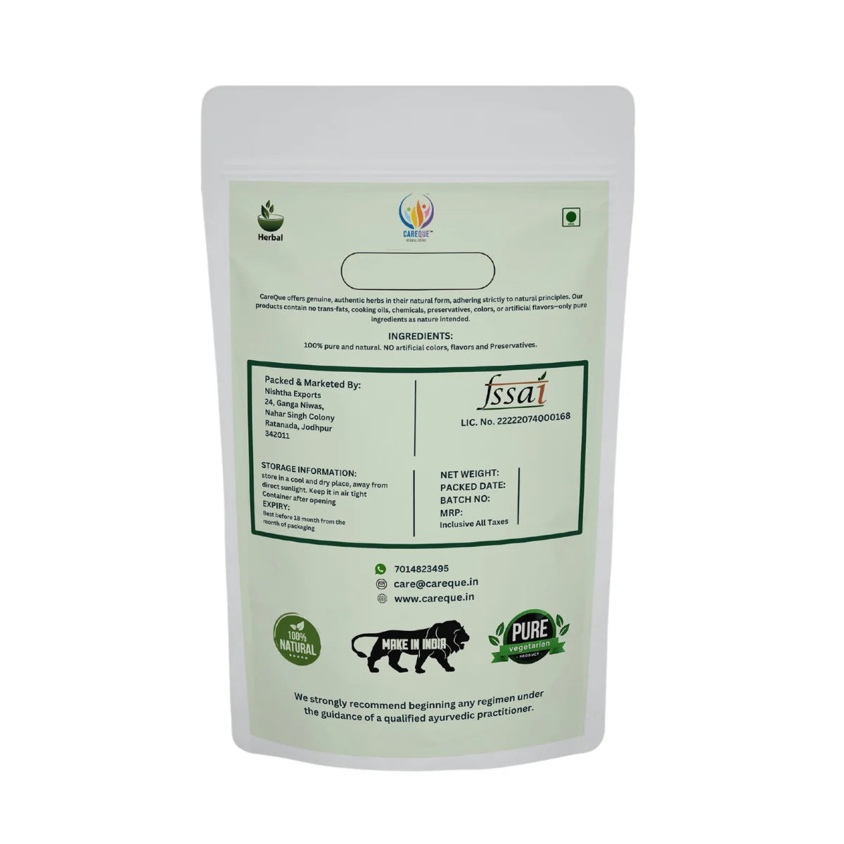 Plaksha Roots Powder-Pipal Roots Powder-Ficus Lacor-Java Fig Root Powder-Ficus religiosa ( Family Morecae)