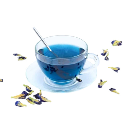 Blue Pea Flower Tea | Butterfly Pea Dried Flowers | Natural Blue Herbal Tea for Skin Glow, Relaxation & Antioxidants | Caffeine-Free - 20 Gram