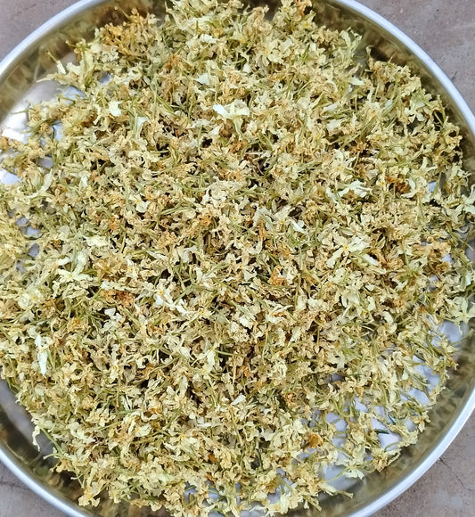 Dried Jasmine Petals | Chameli Ke Phool | Jasminum Grandiflorum | Fragrant Flower Petals | Herbal Blends, Crafts & Gifts