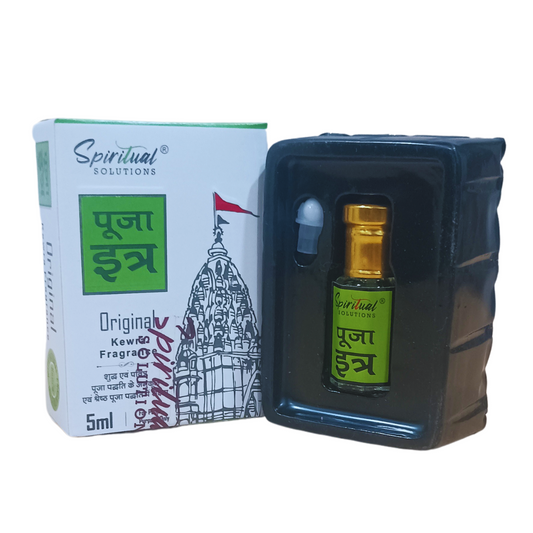 Itra Kewra Original Pooja Premium per Casa e Mandir Fragranze Pure e Naturali per Culto e Meditazione 5 ML