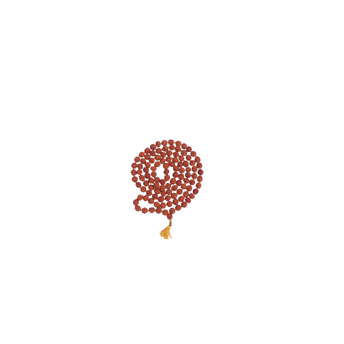 Rudraksha Mala of 108 Beads-Divine Brown Rudraksha Mala-Japa Mala-Jaap Mala For Meditation And Yoga (No.4) -Religious-Spiritual Product