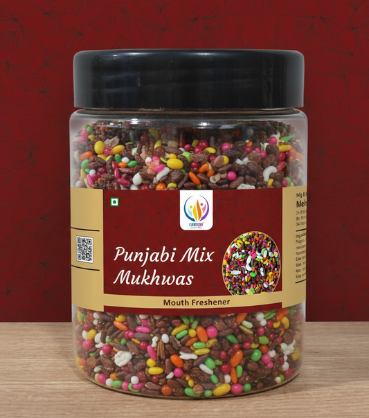 Punjabi Mix-Mukhwas Natural Fresh Mouth Freshner-Refreshment in Every Bite-Tasty & Delicious Mukhwas-Breath Naturally (200 Gram)