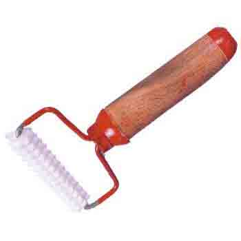 Acupressure Mini Roll Deluxe-Plastic-With Wooden Handle-Code 053-मिनी रोल-Self Massager-Easy to Use-Activate Acupressure Points