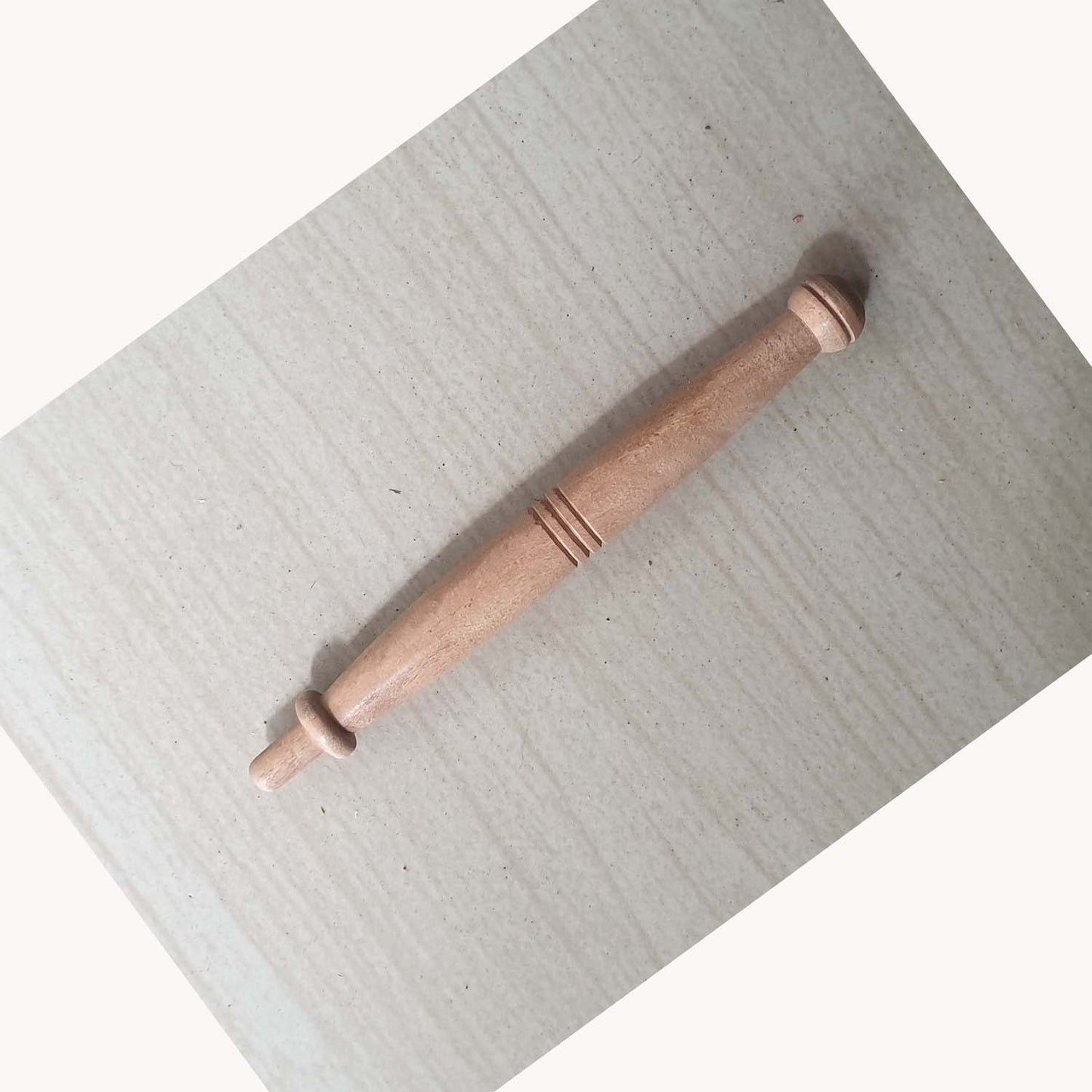 Acupressure Reflexology Jimmy Wooden Roller Best-Code 072-रिफ्लेक्सोलॉजी जिमी वुडन रोलर-Acupressure-Self Massager-Easy to Use-Massager-Activate Acupressure Points