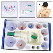 Vaccum Cupping Set Best 12 Cup With Vacuum Pump-Hijama Cup-Code 1304-वैक्यूम कपिंग सेट-Acupressure-Easy to Use-Massager-Activate Acupressure Points