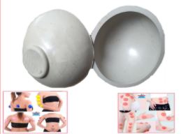 Vaccum Ball Half Ball (One Pc)-Code 1307-वैक्यूम बॉल हाफ-Acupressure-Self Massager-Easy to Use-Massager-Activate Acupressure Points