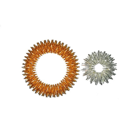 Sujok Finger Ring Korean Set of 2-Code 320-सुजोक फिंगर रिंग-Acupressure-Self Massager-Easy to Use-Massager-Activate Acupressure Points