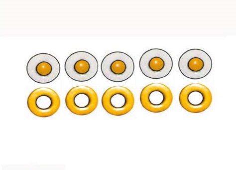 Sujok Magnet Chakra-Medium (General) (Set-10pc)-Code 329-सुजोक मैग्नेट चक्र-Acupressure-Easy to Use-Massager-Activate Acupressure Points