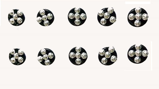Sujok Five Star Cluster Magnet Round (Set-10)-Code 338-सुजोक फाइव स्टार-Acupressure-Easy to Use-Massager-Activate Acupressure Points