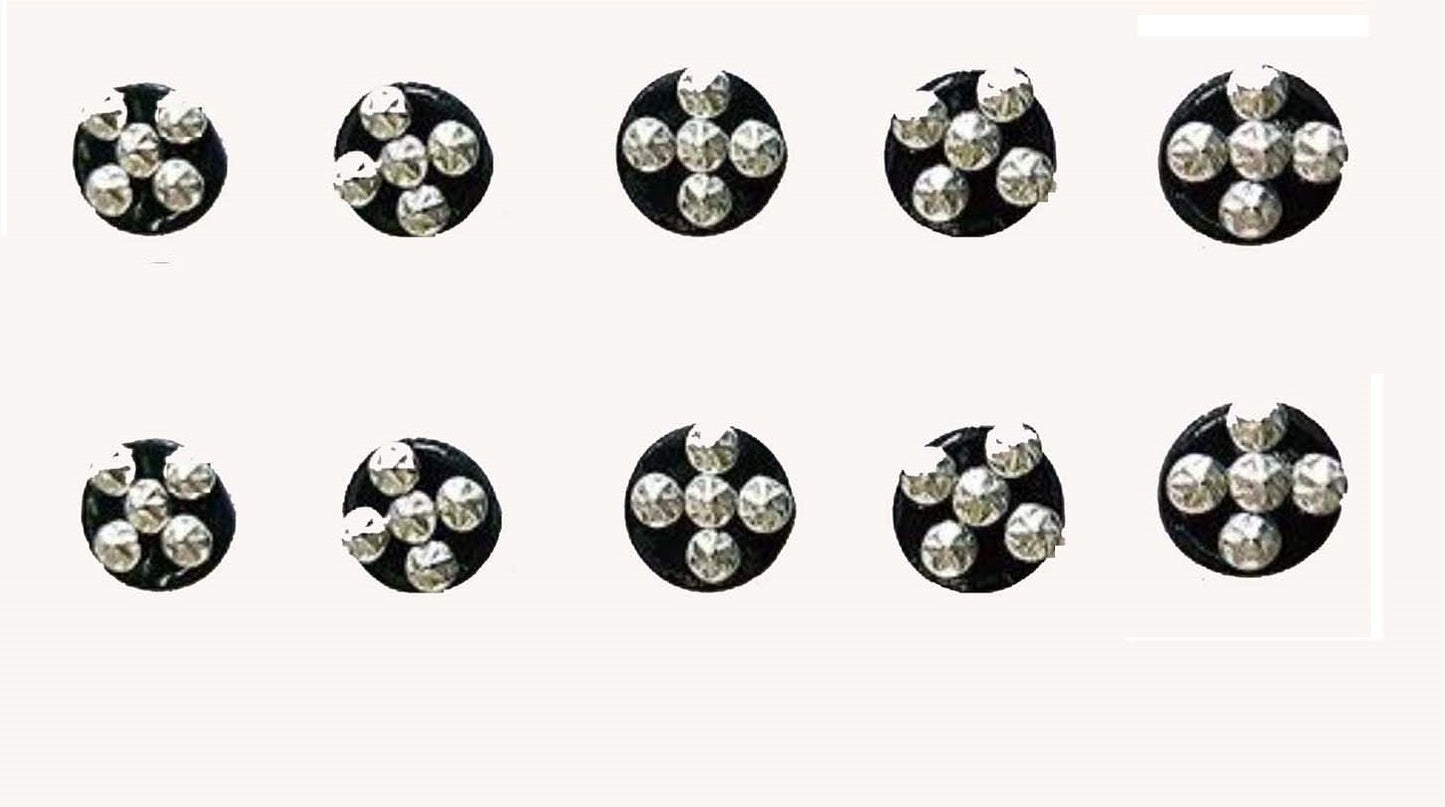 Sujok Five Star Cluster Magnet Round (Set-10)-Code 338-सुजोक फाइव स्टार-Acupressure-Easy to Use-Massager-Activate Acupressure Points