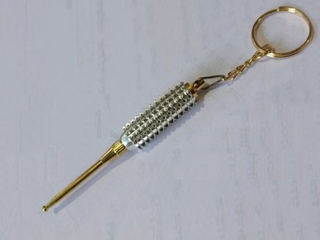 Sujok Key Chain Jimmy Metal Spring Point-Code 340-सुजोक की चेन-Acupressure-Self Massager-Easy to Use-Massager-Activate Acupressure Points
