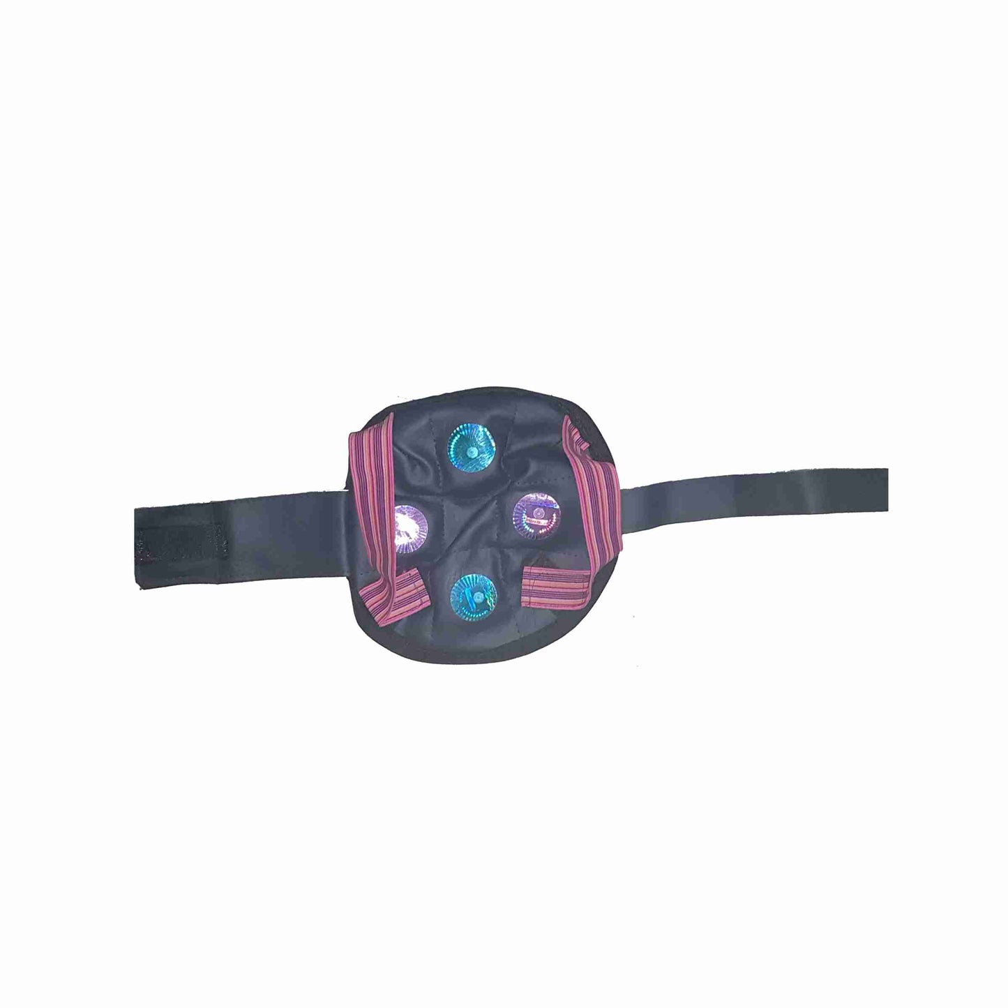 Magnet Knee Belt-Rexine-Code 520-मैग्नेटिक घुटना बेल्ट (रेग्जीन)-Acupressure-Self Massager-Easy to Use-Massager-Activate Acupressure Points