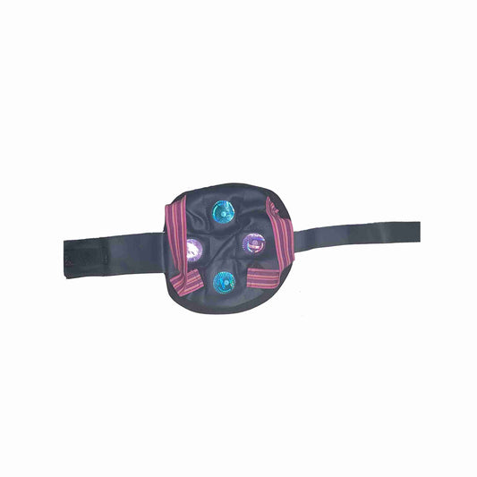 Magnet Knee Belt-Rexine-Code 520-मैग्नेटिक घुटना बेल्ट (रेग्जीन)-Acupressure-Self Massager-Easy to Use-Massager-Activate Acupressure Points