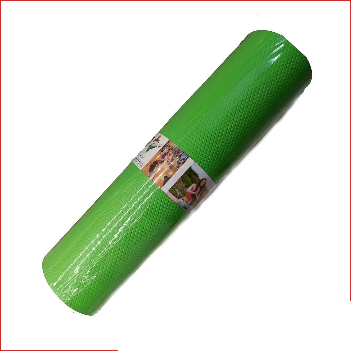 Yoga Mat 8mm Workout Exercise-योगा मैट-Code 8MM-Acupressure-Self Massage-Easy to Use-Massager-Carrying Strap Inside