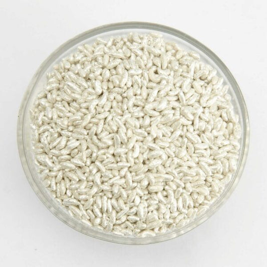 Silver Sounff-Silver Coated Saunf-Mukhwas Natural Fresh Mouth Freshner-Refreshment in Every Bite-Tasty & Delicious Mukhwas-Breath Naturally (200 Gram)