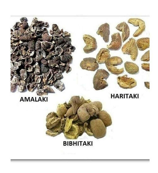 Triphala-Amalaki-Haritaki-Bibhitaki-त्रिफला-Raw Herbs-Jadi Booti Dried