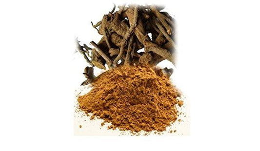 Pushkarmool Powder-Pohkarmool Powder-पुष्करमूल पाउडर-Puskara Powder-Inula Racemosa Powder-Raw Herbs-Jadi Booti