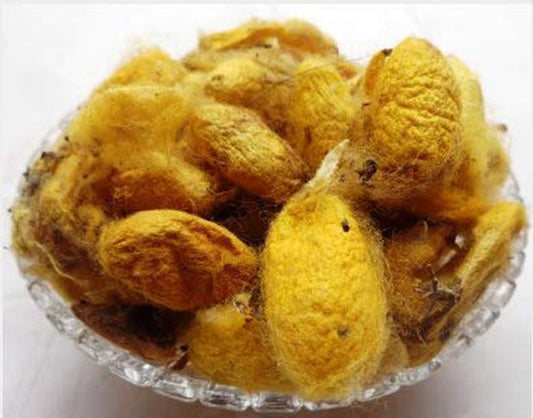 Abresham-Bombyx Mori Dried-अब्रेशम-Silk Cocoon-Raw Herbs-Jadi Booti
