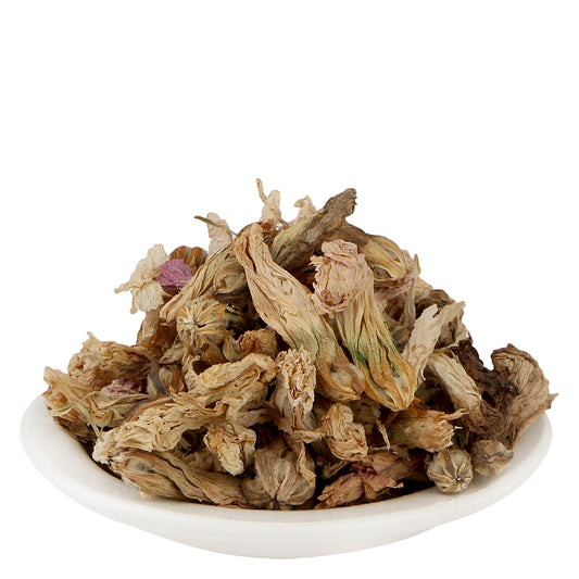 Gul Khaira-Gul Khera-Hollyhock Flower-गुल खैरा-Gul Khera Dried-Alcea rosea-Raw Herbs-Jadi Booti