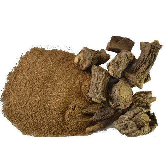 Anantmool Madrasi Root Powder-Sarsaparilla-अनंतमूल मद्रासी पाउडर-Nannari-Anantamula-DumBel-Hemidesmus Indicus-Raw Herbs-Jadi Booti