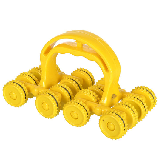 Body Care Massager Big Handle 16 Wheel Magnetic Pyramid Point Messager-Code 024-बॉडी केयर मसाजर-Acupressure-Self Massager-Easy to Use-Activate Acupressure Points