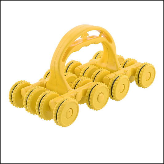 Body Care Massager Big Handle 16 Wheel Magnetic Pyramid Point Messager-Code 024-बॉडी केयर मसाजर-Acupressure-Self Massager-Easy to Use-Activate Acupressure Points