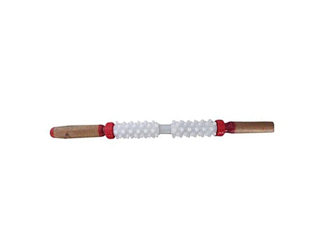 Acupressure Anand Roller-I Soft Pointed Plastic in Strong Wooden Handle-Code 031-आनंद रोलर-I-Self Massager-Easy to Use-Activate Acupressure Points