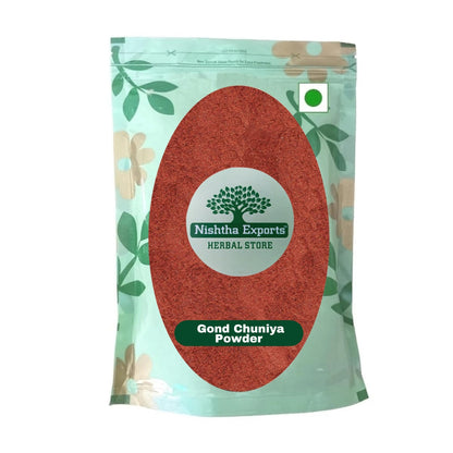 Gond Chuniya Powder-Butea Monusperma-गोंद चुनिया पाउडर-Raw Herbs-Palash Gond-Gond Dhak-Jadi Booti-Single Herbs