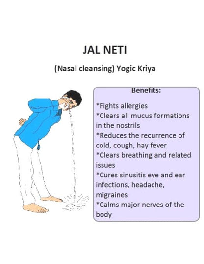 Jal Neti Lota Plastic Naturopathy Best Remedy-नेति लोटा-Code 1816-Acupressure-Easy to Use-Activate Acupressure Points