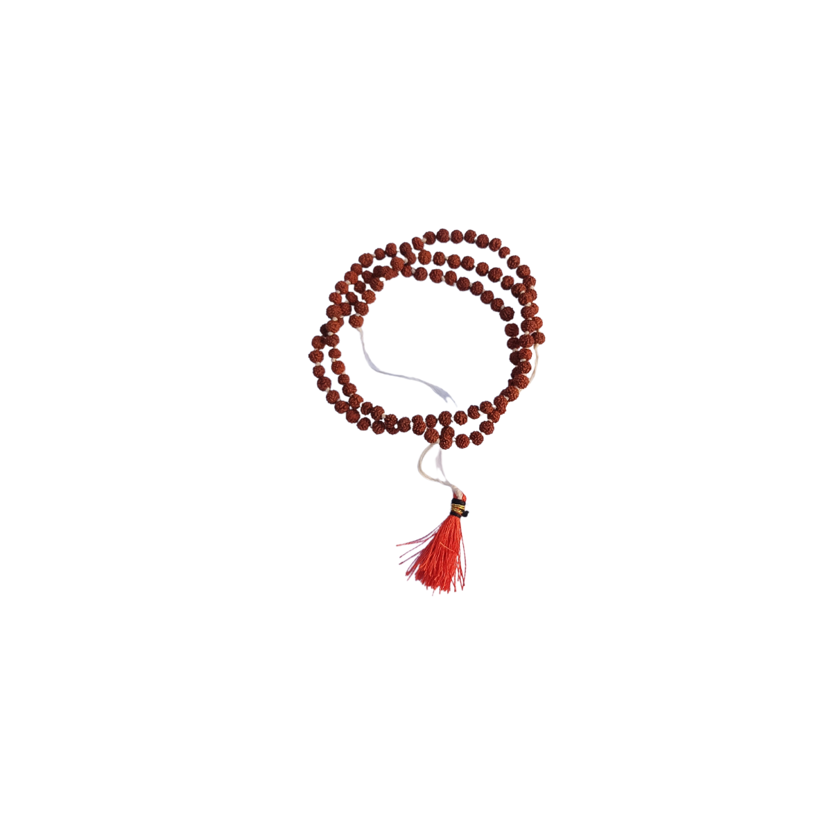 Rudraksha Mala 108 Beads-Divine Brown Rudraksha Mala-Japa Mala-Jaap Mala For Meditation And Yoga(No. 00)