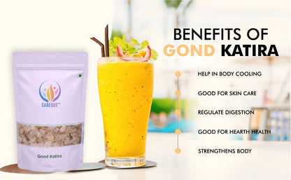 Gond Katira (Tragacanth Gum) – 100% Natural Edible Gum | Herbal Superfood with Cooling Properties | Digestive & Skin Health Booster
