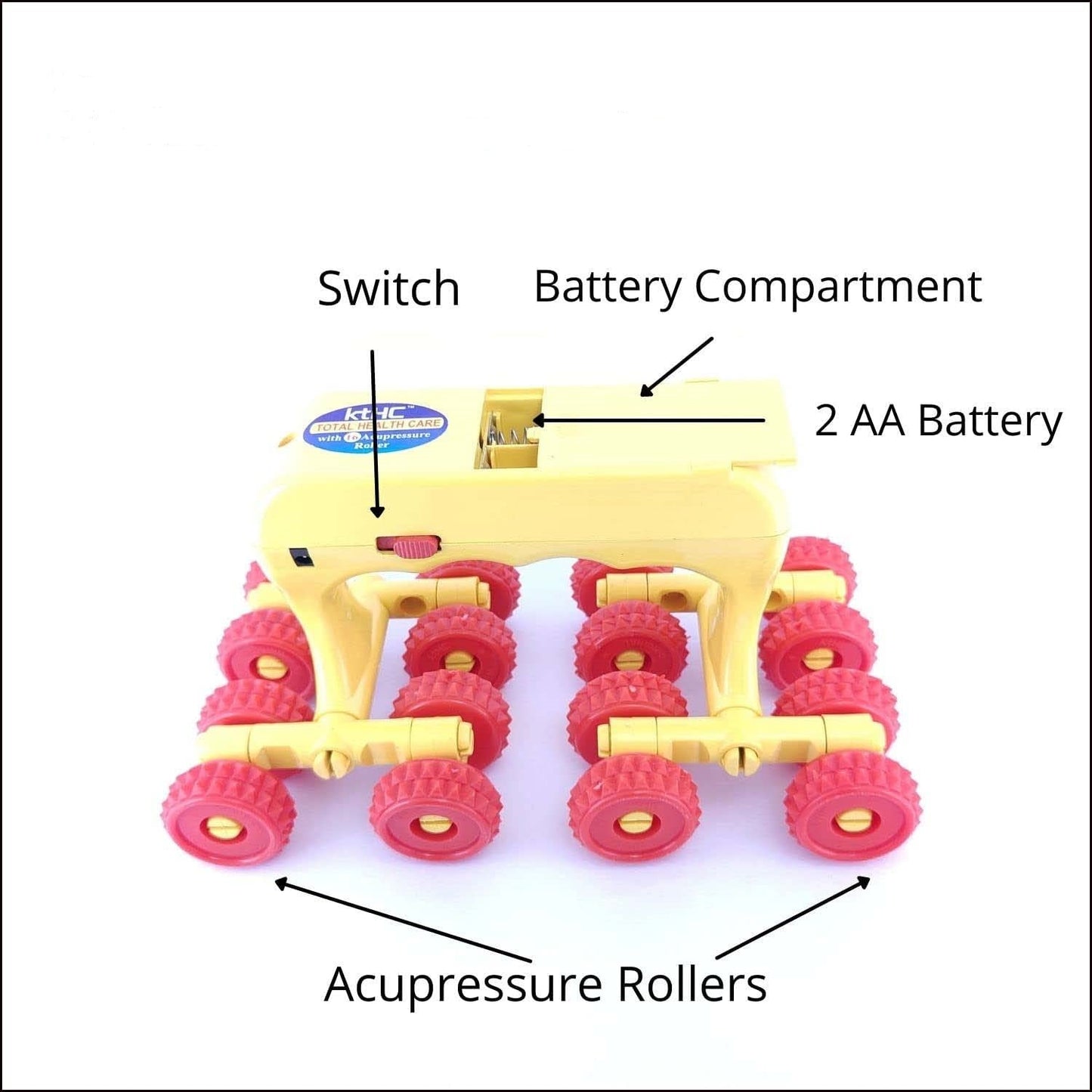 Acupressure Body king Body Care Massager Vibrator Semi Manual Battery Powered