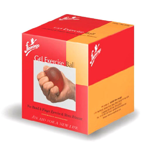 Hand Exerciser Gel Ball-जेल बॉल-Code 2138-Gel Ball For Exercise-Red Color-Acupressure-Self Massage-Easy to Use-Massager-Activate Acupressure Points