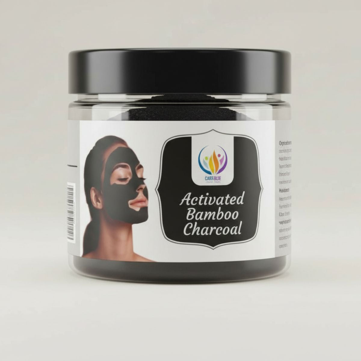 Bamboo Charcoal Clay Powder | Deep Cleansing & Detox Face Mask Clay | Oil Control, Pore Purifying & Radiance Boosting Skin Care - 150 Gram