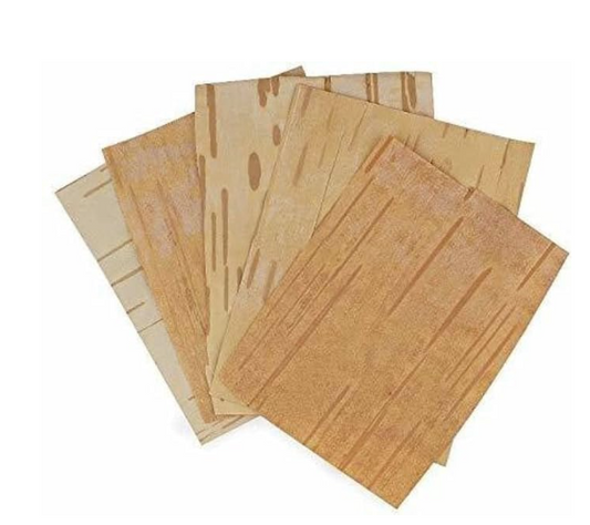 Feuille originale de petite taille Bhojpatra – Bhoj Pattar pour l'écriture de Mantras, Taweez et Yantras (34 * 25 cm) et (13 * 9 pouces)