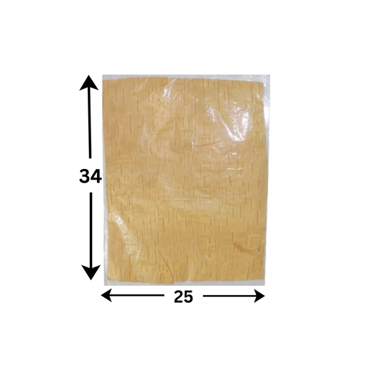 Feuille Originale de Grande Taille Bhojpatra – Bhoj Pattar pour l'écriture de Mantras, Taweez et Yantras (34 * 25 cm) et (13 * 9 pouces)