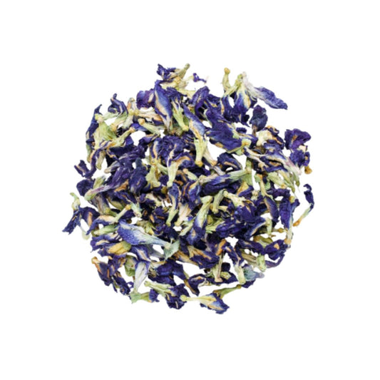 Blue Pea Flower Tea | Butterfly Pea Dried Flowers | Natural Blue Herbal Tea for Skin Glow, Relaxation & Antioxidants | Caffeine-Free - 20 Gram