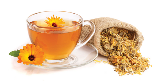 Calendula Flower Tea | Herbal Tea for Skin Glow & Wellness | Natural Whole Calendula Blooms | Caffeine-Free - 20 Gram