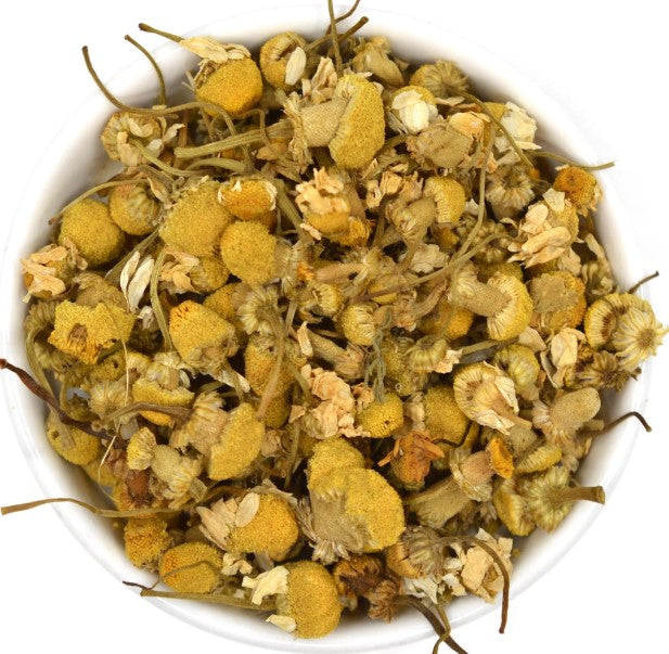 Chamomile Tea Cut Form-Babuna Phool-German Chamomile-बाबूना फूल-Chamomile Tea-Tea Cut Herbs-Herbal Tea Leaves