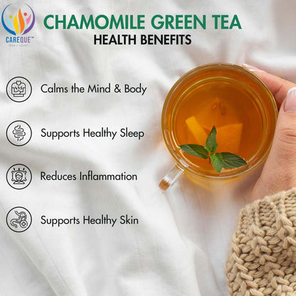 Chamomile Green Tea  A Soothing Blend for Relaxation & Wellness