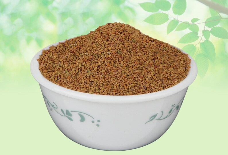 Champa Methi Seeds-Sage Seeds-चंपा मेथी के बीज-Raw Herbs-Kasuri Methi Seeds-Jadi Booti-Single Herbs