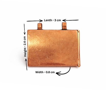 Copper Tabiz Choki Big-Prayer Locket-ताबिज-Stylish-Tabij-Amulet Pendant-Taweez for Spiritual Protection For Men Women Kids (Pack of 12)