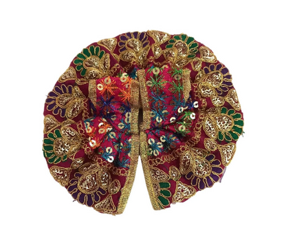 Laddu Gopal Dress -Ladoo Gopal Poshak-Krishna Dress- Kanhaiya Ji-Kanha Ji-Govinda-Thakur Ji-Bal Gopal-Mix Colors-Size: 2 No