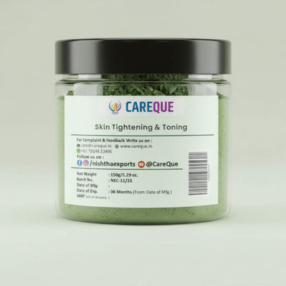 French Green Clay Powder | Face Mask Oily Skin, Deep Facial Cleanser, Softening Skin, Body Clay | Natural Detoxifying Mask - 150 Gram