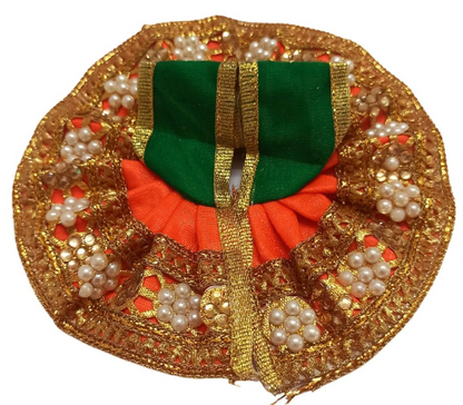 Laddu Gopal Dress -Ladoo Gopal Poshak-Krishna Dress- Kanhaiya Ji-Kanha Ji-Govinda-Thakur Ji-Bal Gopal-Mix Colors-Size: 2 No