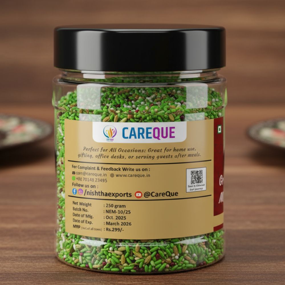 Green Mix- Mix Mukhwas - Mukhwas Natural Fresh Mouth Freshner -Tasty & Delicious Mukhwas(200 Gram)