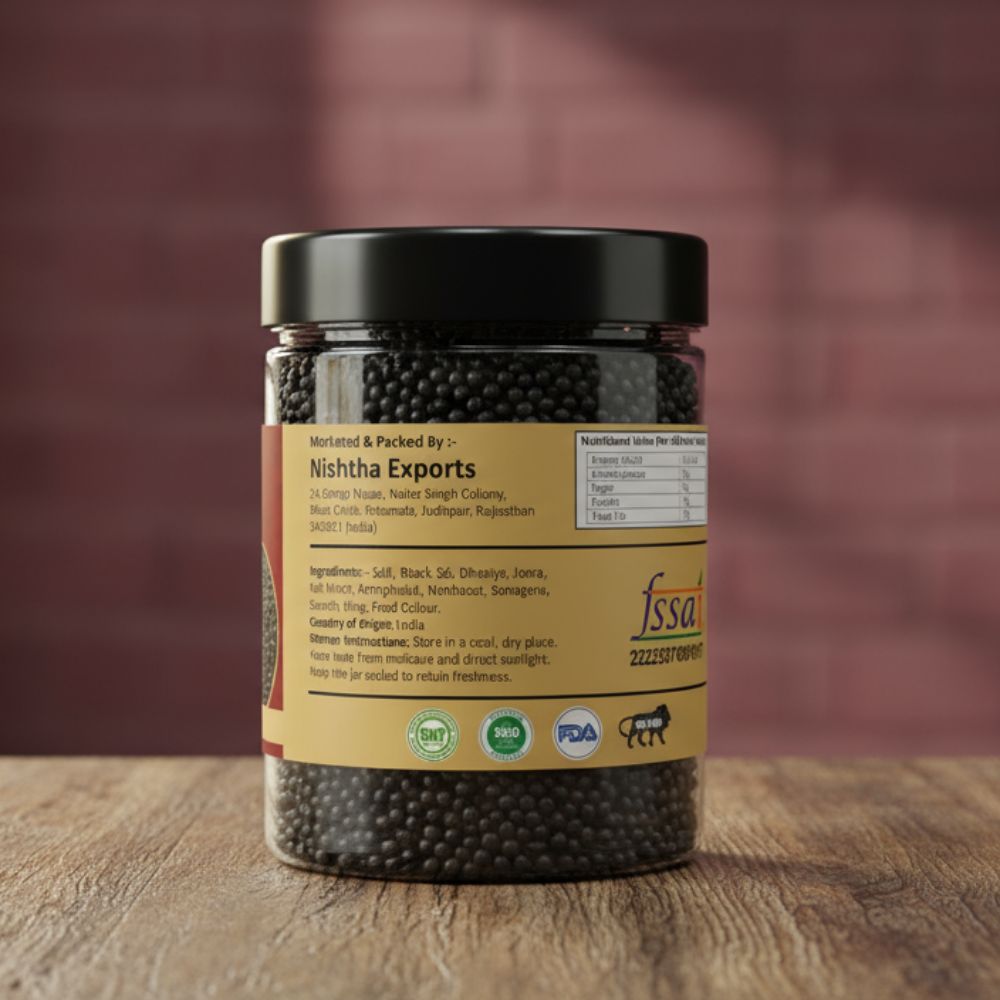 Hing Goli Black-Choti Hing Goli - Mukhwas Natural Fresh Mouth Freshner - Refreshment in Every Bite-Tasty & Delicious Mukhwas-Breath Naturally (200 Gram)